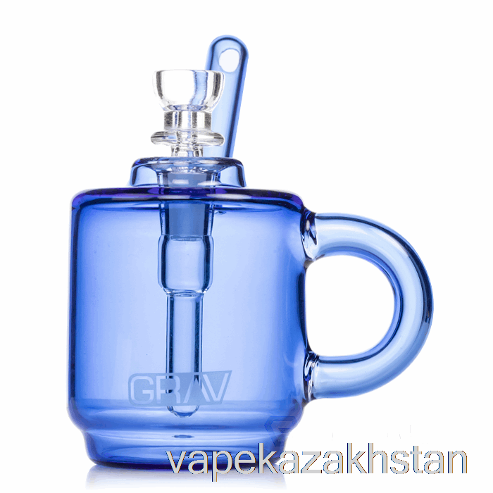 Vape Smoke GRAV Coffee Mug Pocket Bubbler Light Cobalt